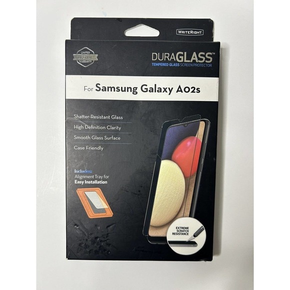 Samsung Other - WriteRight DURAGLASS Tempered Glass Screen Protector Samsung Galaxy A02s